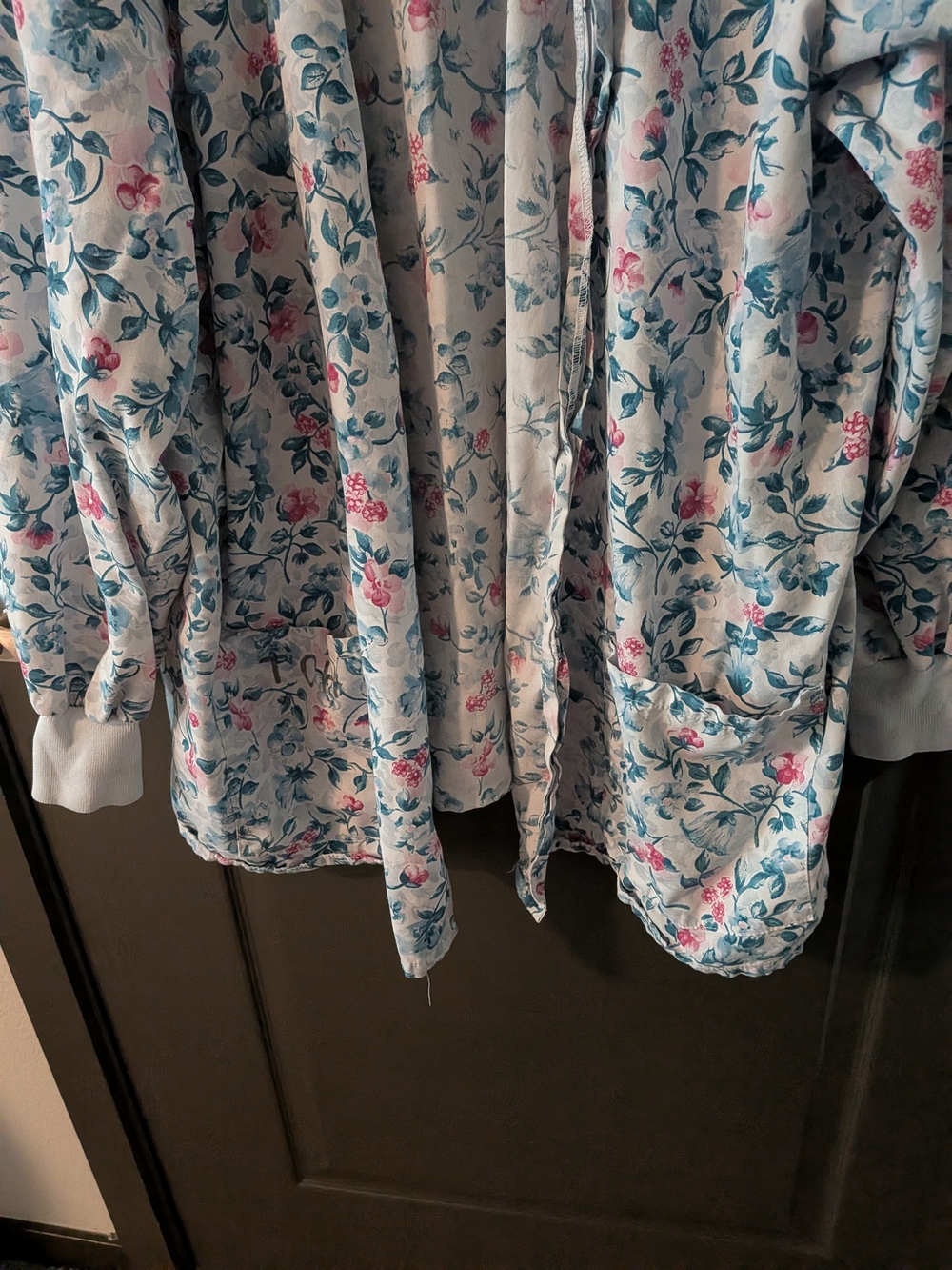 Landau Scrub Jacket Floral